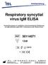 Respiratory syncytial virus IgM ELISA