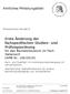 Erste Änderung der fachspezifischen Studien- und Prüfungsordnung für das Bachelorstudium im Fach Italienisch (AMB Nr. 106/2014)
