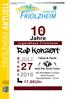 Rap Konzert JULI. Jahre Uhr S T A R T. Jugendhaus Friolzheim. Fabal & Pavle. mit ehemaligen Lounge mit Fotowand Spezial Drinks + Food