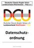Deutsche Classic-Kegler Union Landesverband Rheinhessen Pfalz e.v. Datenschutzordnung