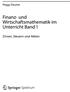 Finanz- und Wirtschaftsmathematik im Unterricht Band 1