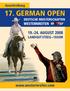 Ausschreibung 17. GERMAN OPEN DEUTSCHE MEISTERSCHAFTEN WESTERNREITEN AUGUST 2008 LANDGUT STEEG ISSUM.