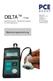 DELTA TM TT120. Bedienungsanleitung. Digitales Ultraschall Wanddickenmessgerät für hohe Temperaturen