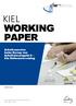 WORKING PAPER. Arbeitsanreize beim Bezug von Arbeitslosengeld II Ein Reformvorschlag. No April Alfred Boss