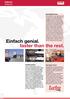 Einfach genial. faster than the rest. Editorial Editorial. Your Quality Partner. Qualität weltweit. The Turbo - Effect