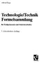 Technologieffechnik Formelsammlung