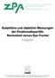 Subjektive und objektive Messungen der Fixationsdisparität: Noniustest versus Eye-Tracker