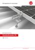 Montagesysteme für Solaranlagen. Montageanleitung. Stockschraube CR.