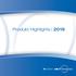 Produkt Highlights 2019