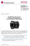 HD PENTAX-FA 35 mm F2 AL Kompaktes Reportageobjektiv mit hochwertiger HD-Beschichtung