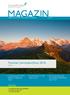 MAGAZIN. Positiver Jahresabschluss 2016 Seite 3 NEWS. Kundenevent im TaK Seiten 4 und 5. Umsetzung der BPVGRevision begonnen