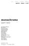 monochrome (part two) galerie exhibition from 28 august 9 october 2010