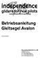 independence Betriebsanleitung Gleitsegel Avalon gliders for real pilots