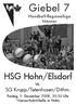 Giebel 7 Handball-Regionalliga Männer