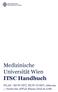 Medizinische Universität Wien ITSC Handbuch