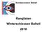 Schützenverein Ballwil. Ranglisten Winterschiessen Ballwil 2018