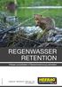 REGENWASSER RETENTION