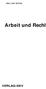 Arbeit und Rechl VERLAG:SKV