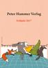 Peter Hammer Verlag. Frühjahr Motiv: Susanne Straßer