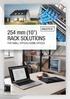 254 mm (10) RACK SOLUTIONS FOR SMALL OFFICES / HOME OFFICES