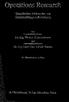 Operations Research. Quantitative Methoden zur Entscheidungsvorbereitung. Von Universitätsprofessor Dr.-Ing. Werner Zimmermann