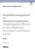 Qualitätsmanagement in Naturschutzgebieten Projektgebiet Moore in den Bezirken Kirchdorf und Steyr- Land