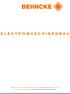 Elektrowerk Hannover Behncke Maschinenbau GmbH