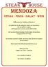 Mendoza steak - fisch - salat - wein