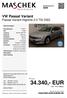 34.340,- EUR inkl. 19 % Mwst. VW Passat Variant Passat Variant Highline 2.0 TSI DSG. maschek-automobile.de. Preis: