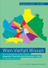 Wien.Vielfalt.Wissen Eine Vortragsreihe zu den Themen Integration, Diversität und Communities in Wien für MultiplikatorInnen