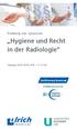Hygiene und Recht in der Radiologie
