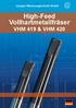 Jongen Werkzeugtechnik GmbH. High-Feed Vollhartmetallfräser VHM 419 & VHM 420