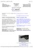 Newsletter COMAT. Fascination Composites. Comat Newsletter 3. Ausgabe/3. Issue FilaWin Verbundwerkstoff Rohre