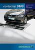 contactest 3800 FAHRWERKTESTER NACH THETA-PRINZIP Für Pkw, Transporter und LLkw bis 2,2 t Achsgewicht