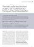 ThermoOptical Measuring methods (TOM) for hightemperature