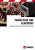 PAROC HVAC FIRE BLACKCOAT BRANDSCHUTZ FÜR KLIMAKANÄLE UND LÜFTUNGSLEITUNGEN