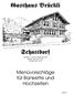 Gasthaus Brückli. Schattdorf Familie H. und M. Imfeld-Zürcher Telefon Fax Menüvorschläge für Bankette und Hochzeiten
