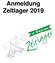 Anmeldung Zeltlager 2019
