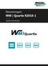 Neuerungen WM Quartis R Update Information