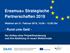Erasmus+ Strategische Partnerschaften 2019