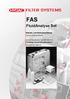 FAS. Betriebs- und Wartungsanleitung. Deutsch (Originalanleitung) Nur für Vakuumpumpe Typ: MWV80A5.011 Für künftige Verwendung aufbewahren.