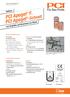 Anwendungsbereiche. Produkteigenschaften. Technisches Merkblatt 502 Stand September PCI Apogel F,