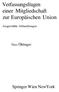 Verfassungsfragen einer Mitgliedschaft zur Europäischen Union