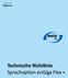 Technische Richtlinie Sprachoption engiga Flex +