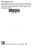 Martin Spheuermann Minderheitenschutz contra Konflikt Verhütung? Die Minderheitenpolitik des Völkerbundes in den zwanziger Jahren A