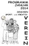 PROGRAMM JANUAR 2014 SENIOREN. SPORT- und KREATIV- V E R E I N