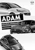 ADAM. ADAM OPEN AIR & ADAM ROCKS & ADAM S Preise, Ausstattungen und technische Daten. 17. November 2014 Modelljahr 2015,5