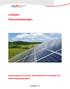 Leitfaden Photovoltaikanlagen Genehmigung, Errichtung, Inbetriebnahme und Betrieb von Eigenerzeugungsanlagen