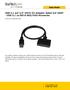 USB 3.1 auf 2,5 SATA III Adapter Kabel mit UASP - USB 3.1 zu SATA SSD/HDD Konverter