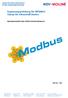 Ergänzungsanleitung für MODBUS Clamp-On Ultraschall Station